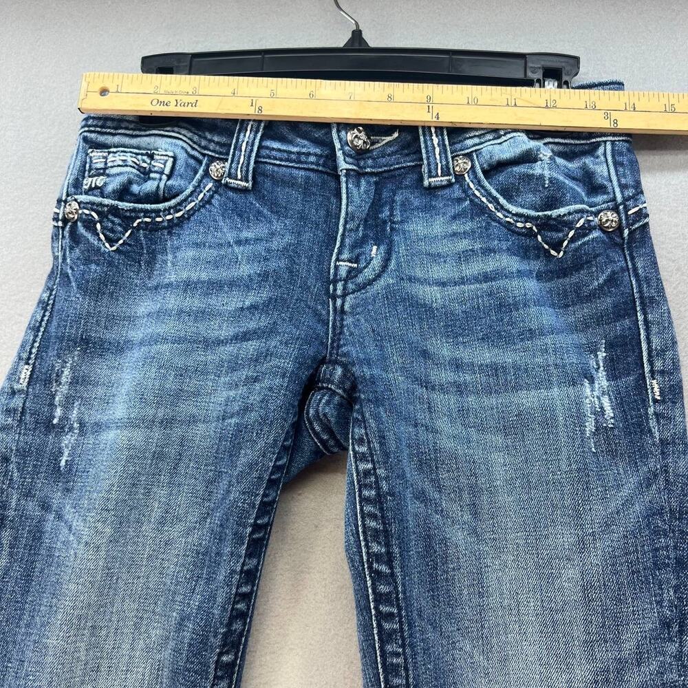 Miss Me Women's Jeans Size 26 (2) Skinny Rhinestone Minimalist Preppy Normcore - Picture 4 of 16
